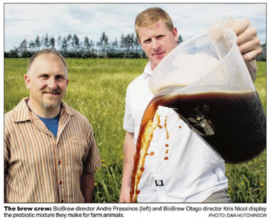 Andre Prassinos and Kris Nicol show BioBrew