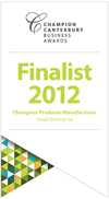 Finalist 2012 - Champion Canterbury awards